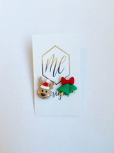 Christmas Clay Studs