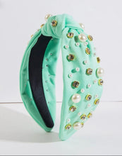 Jewel Pearl Knot Headbands