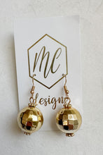 Hanging Disco Ball Earrings