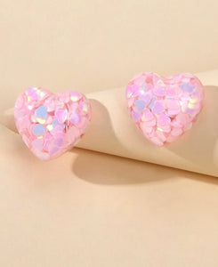 Heart Studs