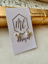 Rhinestone Stud Earrings