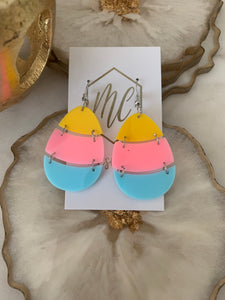 Tiered Egg Earrings