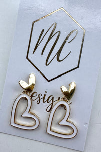 Heart Drop Earring Small in Size