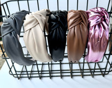 Wide Leather Headband