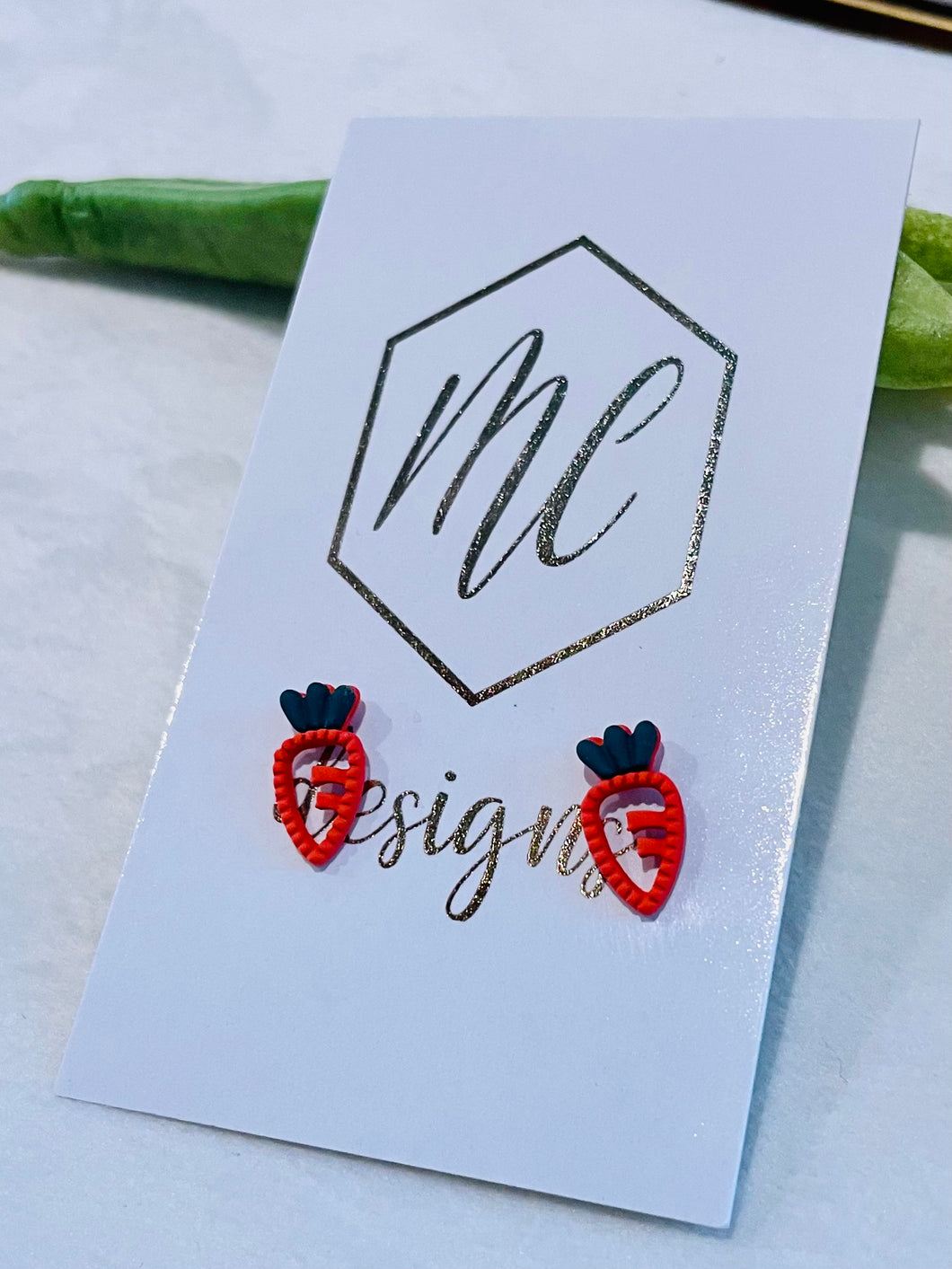 Small Carrot Studs Easter