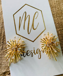 Firework Earring Studs