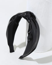 Shiny Metallic Leather Headbands