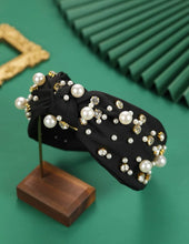 Jewel Pearl Knot Headbands