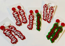 Merry Christmas Earrings