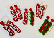 Merry Christmas Earrings