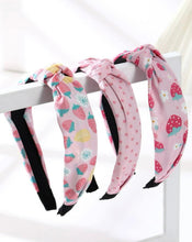 Strawberry Knot Headbands