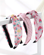 Strawberry Knot Headbands