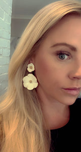 Double Flower Earrings (2 in 1) Jacket