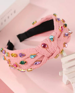 Multicolor Jeweled Headband