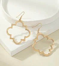 Quatrefoil Gold and Silver Earrings Everyday