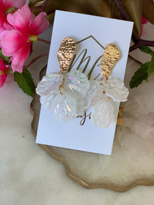 Flower Petal Earrings Bridesmaid