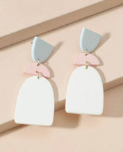 Triple Geometric Earrings