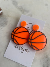 Assorted Sports Earrings Acrylic