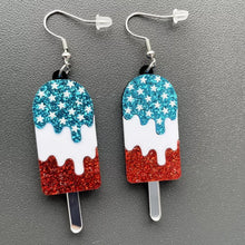 USA Popsicle and Ice Cream Cone  Earrings