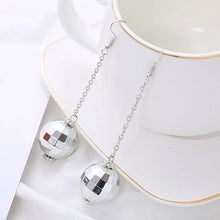 Hanging Disco Ball Earrings