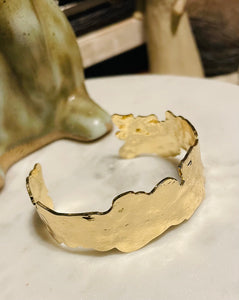 Gold Bangle Cuff Bracelet