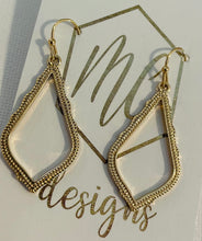 Small Open Teardrop Earrings