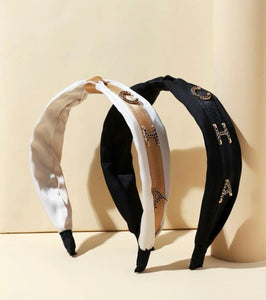 Cha Designer Inspired Adorned Headband
