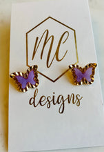 Shiny Butterly Studs