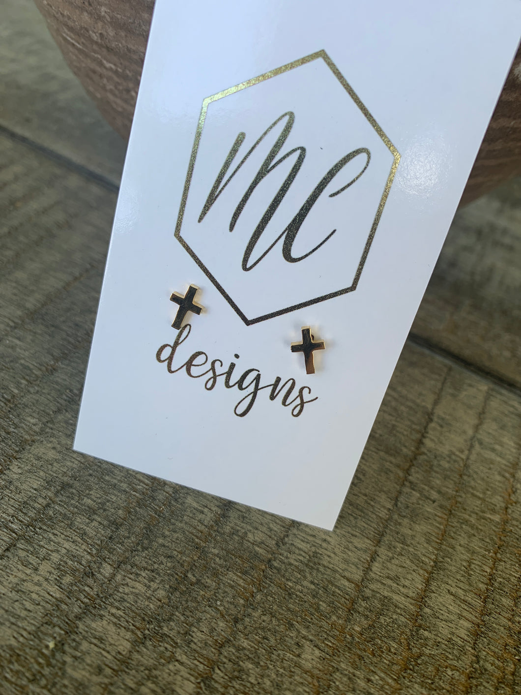Cross Studs Earrings