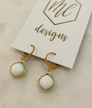 Small jeweled hoops