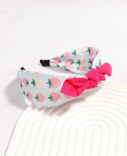 Strawberry Tie Headbands