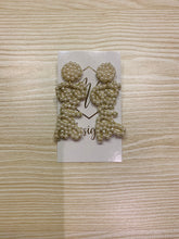 Beaded Bride Pearl Earrings