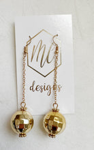 Hanging Disco Ball Earrings