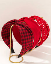 Red Twisted Headbands
