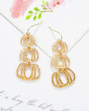 Triple Pumpkin Halloween Earrings