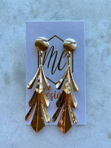 Gold and Silver Party Earring