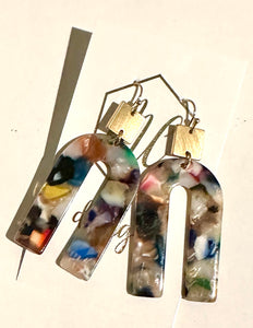 Colorful Arch Earrings